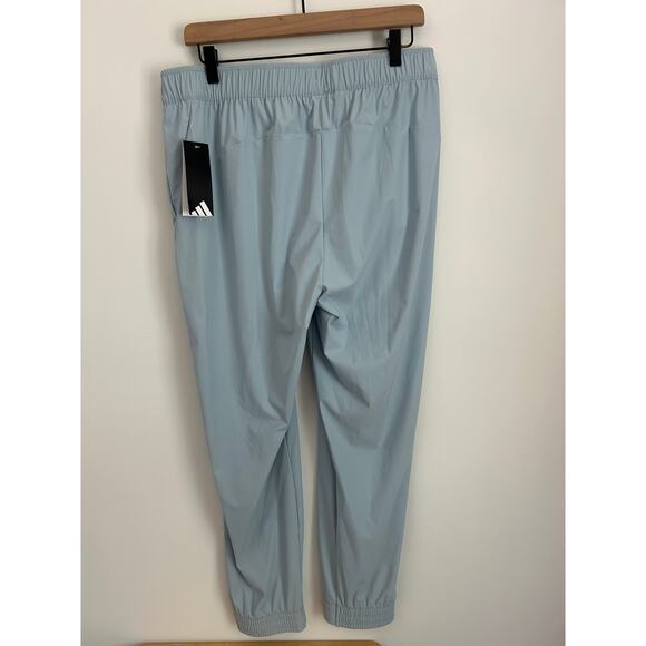 Adidas Women's Essential Jogger Pants - Wonder Blue - NWT Large - Picture 3 of 5